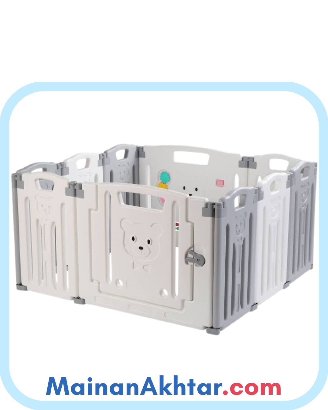 FENCE PAGAR ANAK PARKLON FOLDING MONOCHORME 12+2