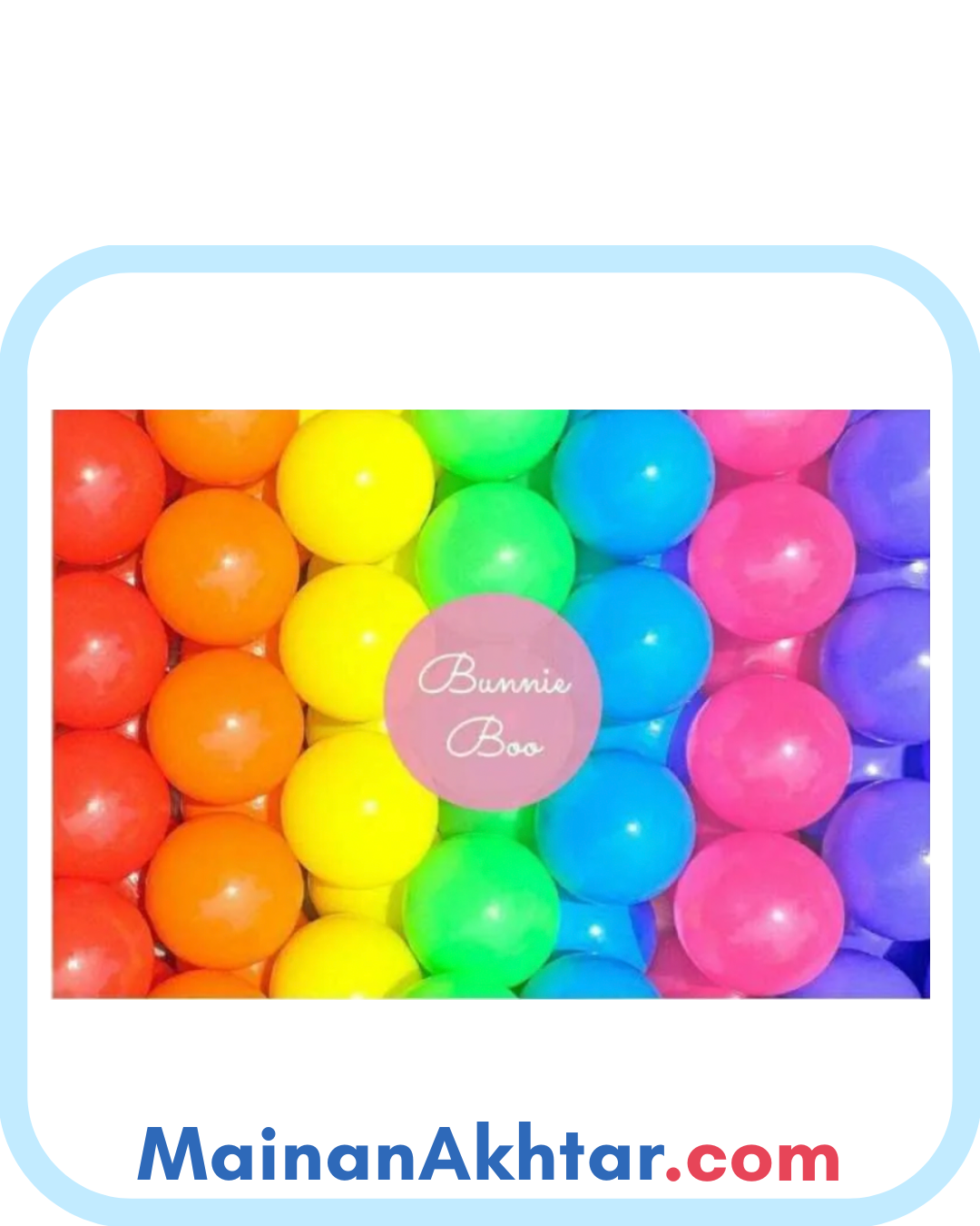 BOLA 100PCS WARNA RANDOM