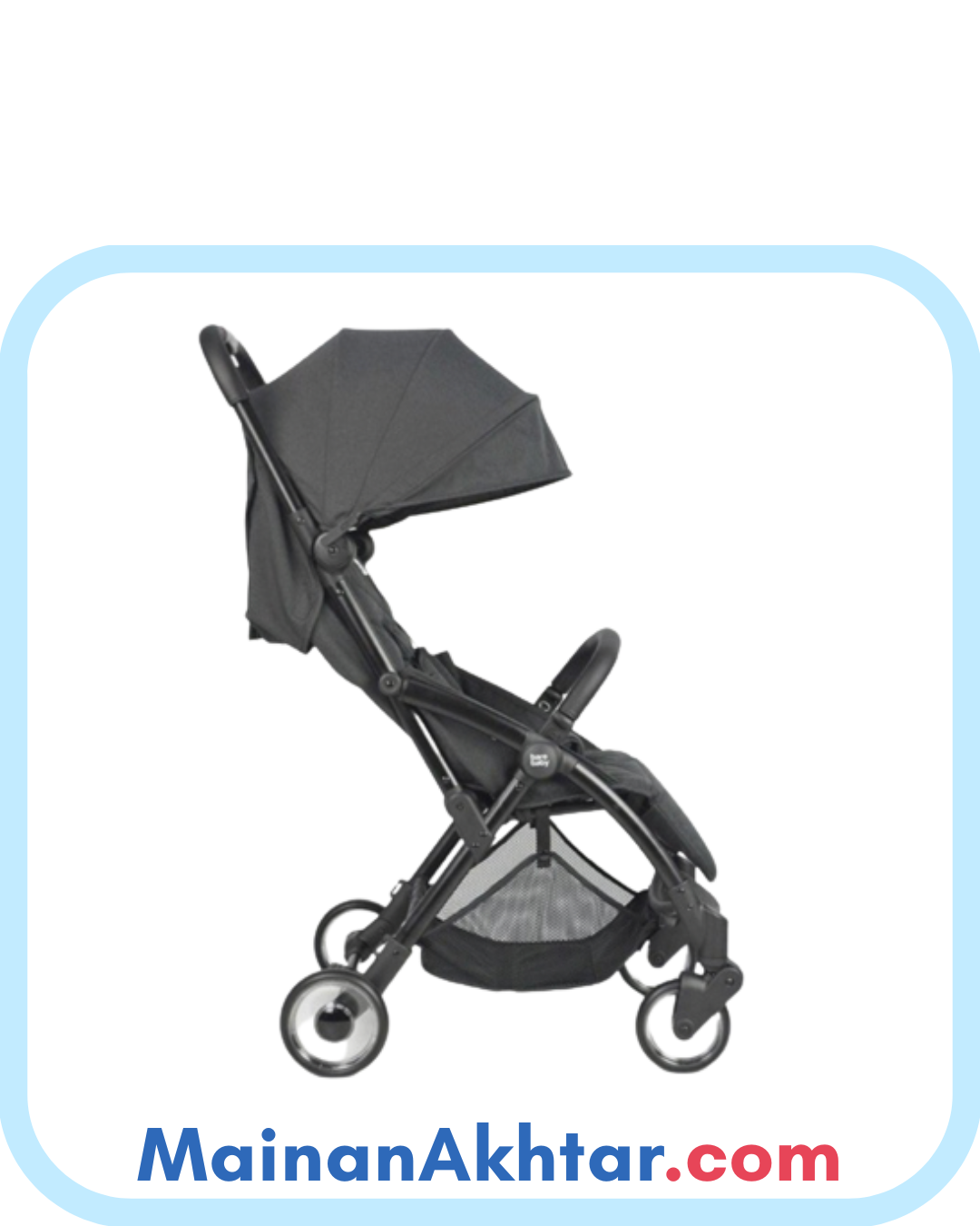 NEW!! STROLLER BARE BABY SORA DARK GREY AUTOFOLD