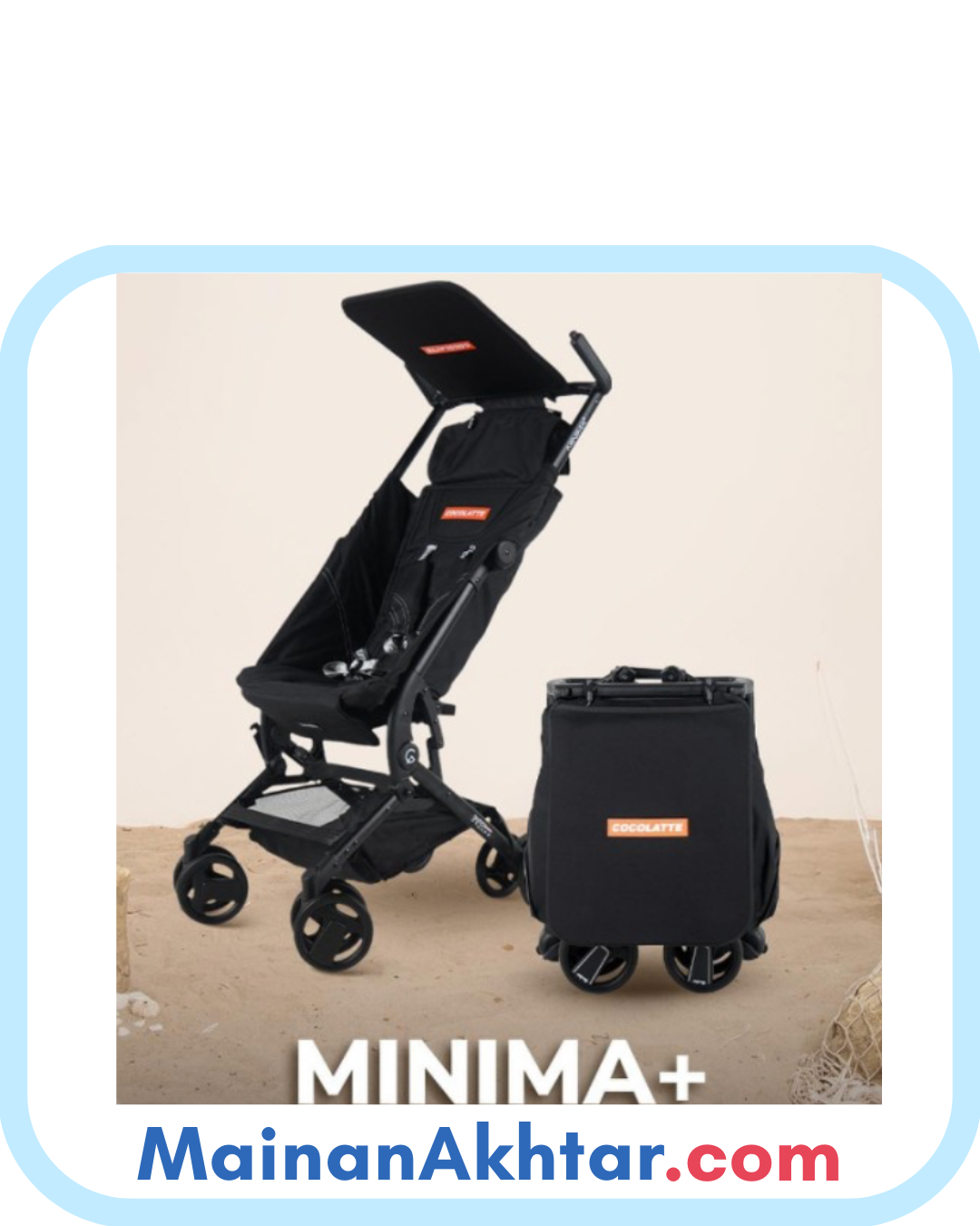 STROLLER MINIMA PLUS - BLACK CABIN SIZE
