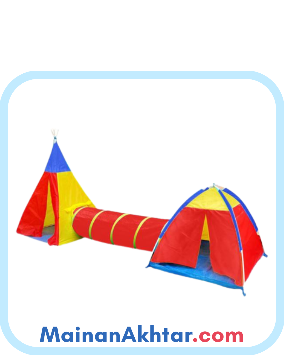 TENDA TEROWONGAN PLAYTENT RAINBOW TRIANGLE
