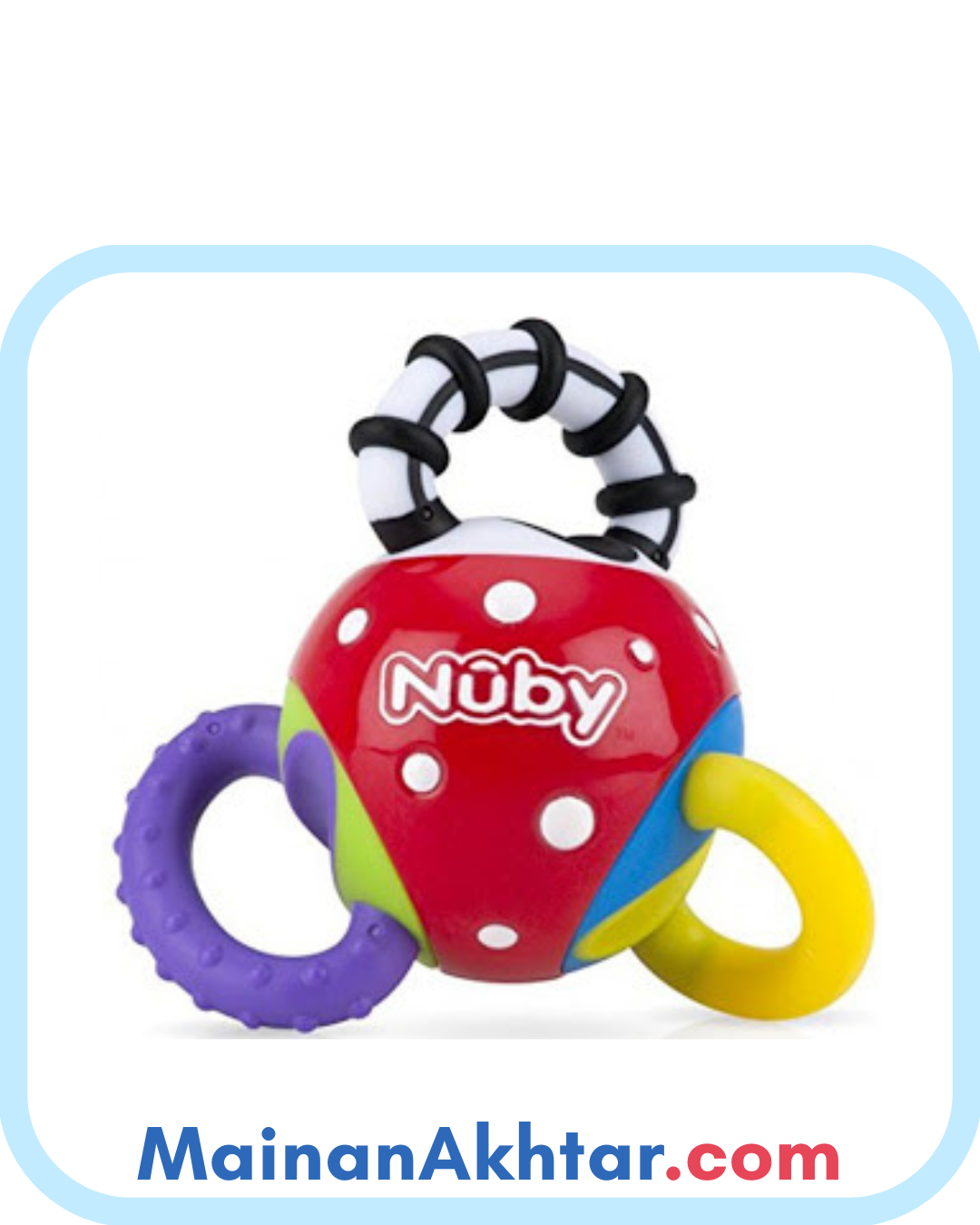RATTLE TWIST BALL NUBY MAINAN BAYI MAINAN ANAK RATTLE TWIST BALL NUBY MAINAN BAYI MAINAN ANAK